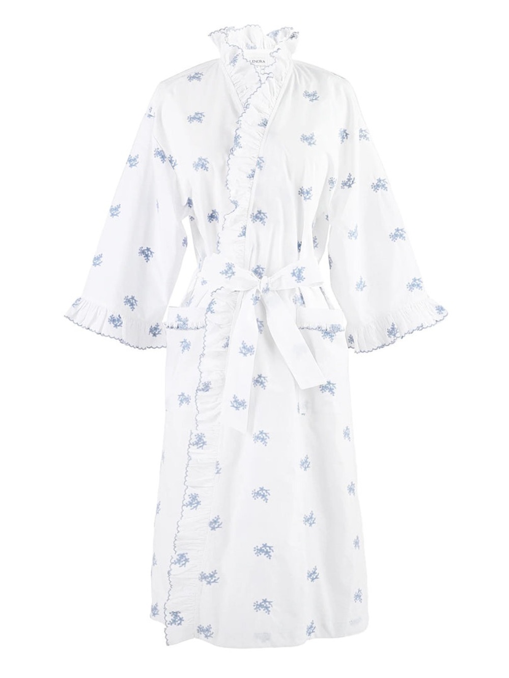 Lenora Nancy Cotton Ruffle Embroidered